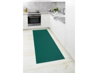 Wenko fürdőszobaszőnyeg műanyag 65 cm x 200 cm petrolkék