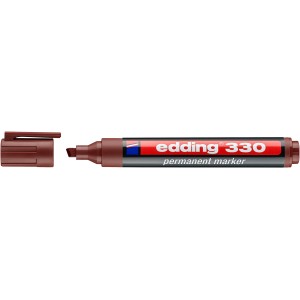 Barna Edding 330 permanens marker levett kupakkal.