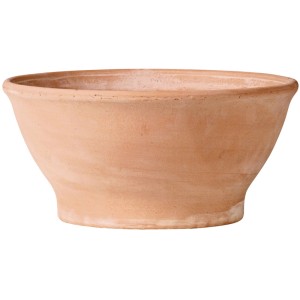 Deroma Liscia virágtál, Ø 31 cm, terrakotta, ideális kertbe és erkélyre.