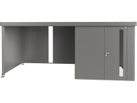 Biohort oldaltető Neo 2A/2B/2C/2D méretű szerszámos házhoz kvarcszürke-metál