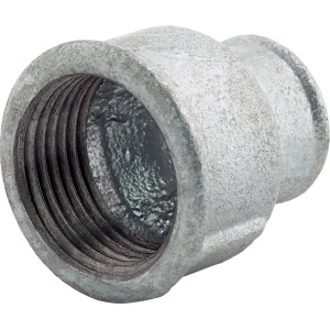 Temperöntvény fitting, 30,3 mm x 18,6 mm, szűkítő hüvely horganyzott csövekhez.