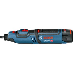 Bosch Professional GRO 12V-35 akkus multifunkcionális szerszám tartozékdobozzal, kék/fekete.