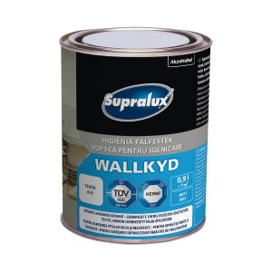 Doboz Supralux Wallkyd fehér falfesték, matt, 0,9l.