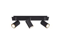 Trio Marley mennyezeti spotlámpa 3-as 48 cm matt fekete