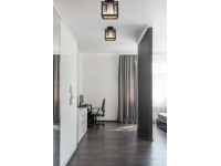 Globo Mathilde mennyez. lámpa 1 izzós fekete matt füstsz. 17 cm x 17 cm x 21 cm