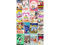 Komar vlies fotótapéta Disney Movie Posters Retro Girls 120 cm x 200 cm