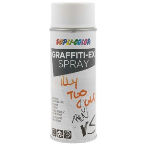 Dupli-Color Graffiti-Ex spray, színes spray graffiti eltávolításához.