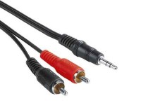 Hama st eco 3,5 mm jack-2rca összekötőkábel 2 m Hama st eco 3,5 mm jack-2rca összekötőkábel 2 m