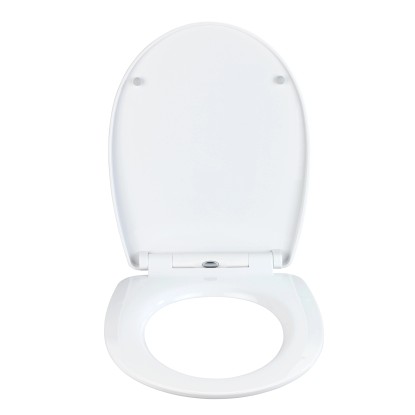 Wenko WC-ülőke Water Lily dombormű leeresztő automatika termoplaszt 36,5 x 45 cm