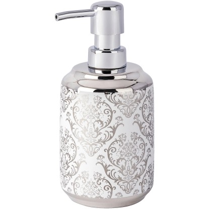Wenko Barock kerámia szappanadagoló ezüst-fehér