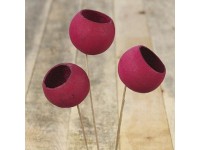 Száras Bell Cup dekor növény Burgundi