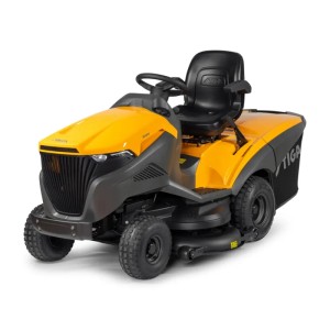 Sárga fűnyíró traktor a Fűnyíró traktorok kategóriából.