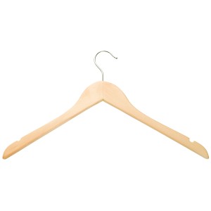 Fa vállfa, 8 darabos csomag nadrágokhoz és felsőkhöz, textil tárolás.