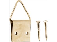 LUX képakasztó háromszög szegekkel 3-as méret sárgarezezett 10 darab LUX képakasztó háromszög szegekkel 3-as méret sárgarezezett 10 darab