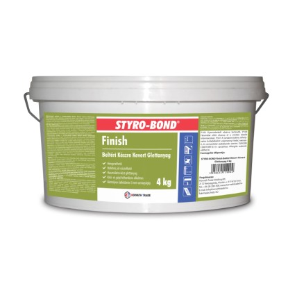 Styro-Bond Finish beltéri készre kevert glettanyag 4 kg