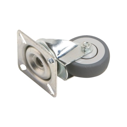 Önbeálló készülékgörgő lemezzel és golyóscsapággyal, átmérő: 50 mm, 45 kg