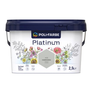 Poli - Farbe Platinum beltéri falfesték H 20 Hamvaska matt 2,5 l