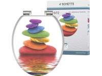 Eisl WC-ülőke Colorful Stones Holzkern leeresztő automatikával Eisl WC-ülőke Colorful Stones Holzkern leeresztő automatikával