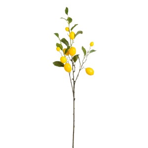 Mica Decorations műnövény: Citromág sárga citromokkal, 104 cm magas.