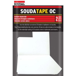 Soudal tömítőszalag külső sarkokhoz, 2 darab, fürdőszobai tömítéshez.