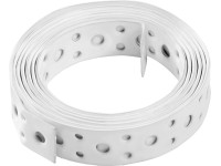 Perforált szalag fehér porszórt 20 mm x 1,5 m Perforált szalag fehér porszórt 20 mm x 1,5 m