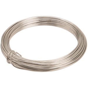 Conacord alumíniumhuzal Ø 1,6 mm, 12 m, ezüst, tekercsben. Kézműves és dekorációs célokra.
