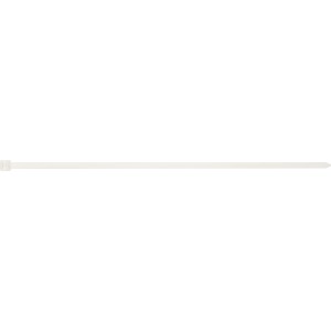 Fehér kábelkötegelő, 380 mm hosszú, 25 darab, kábelek kötegeléséhez és rögzítéséhez.