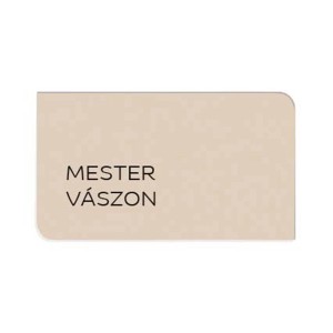 Színminta kártya t.b.t. falfestékhez, "Mester Vászon" árnyalat.