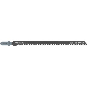 Bosch T 344 DP szúrófűrészlap, 3 darabos készlet precíz favágásokhoz.