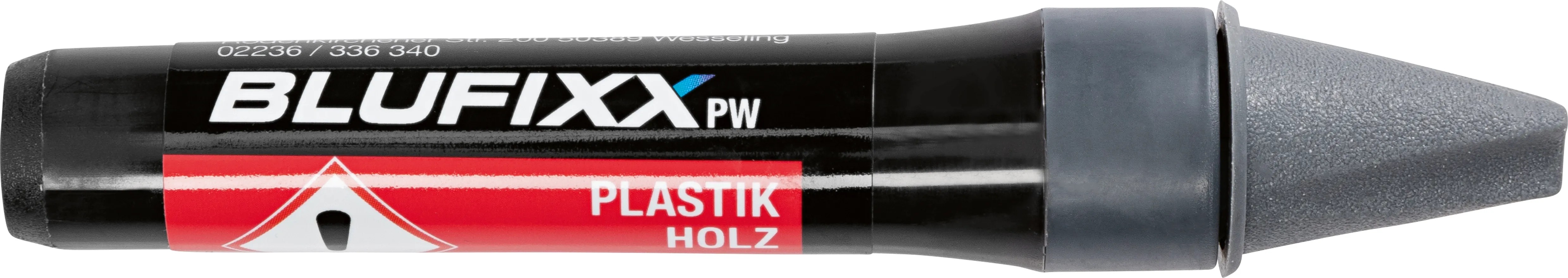 Blufixx utántöltőparton műanyaghoz és fához fekete