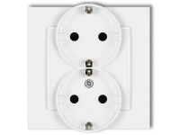 MINI dupla dugalj kerettel matt fehér