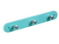 Hettich ruhafogas 3 akasztós 280 mm x 40 mm x 8 mm mentazöld műanyag Hettich ruhafogas 3 akasztós 280 mm x 40 mm x 8 mm mentazöld műanyag