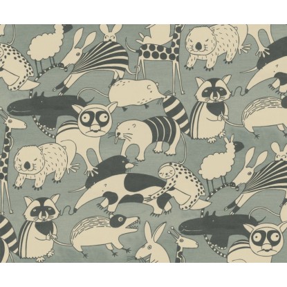 Komar Wobble Zoo vliestapéta 300 cm x 250 cm