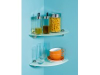 OBI Villar körnegyed alakú üveg polclap kristály 25 cm x 25 cm x 0,4 cm