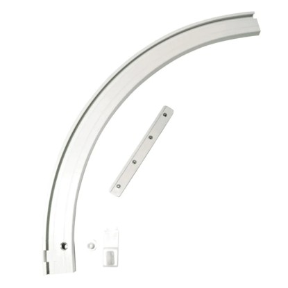 Gardinia balos körív függönysínhez 1 pályás fehér