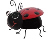 Fém dekorfigura katicabogár 11 cm Fém dekorfigura katicabogár 11 cm