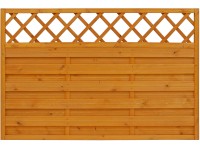 Belátásgátló kerítéselem Country mandulafenyő színek 120 cm x 180 cm FSC