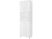 Fackelmann magas szekrény 60 cm Atlanta fehér