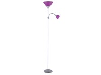 Rábalux Action állólámpa olvasókarral 180 cm ezüst - lila