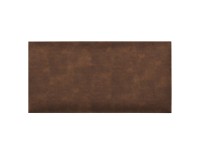 Téglalap alakú falpárna 60 cm x 30 cm, barna bőr hatású