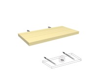 Lebegő polc juhar 50 cm x 25 cm x 2,5 cm Lebegő polc juhar 50 cm x 25 cm x 2,5 cm