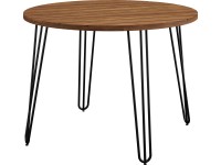 Minnipa kerti asztal kerek 105 cm barna