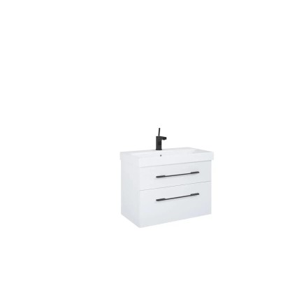 Madrid mosdó alatti szekrény fehér matt 80 cm