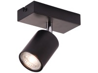 Brilliant LED-es mennyezeti spotlámpa Taio 1 izzós fekete 13,7 cm