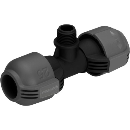 Sprinklersystem T-elem 25 mm x 1/2" külső menet