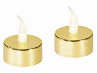 OBI LED teamécses-szett 2 db arany elemes