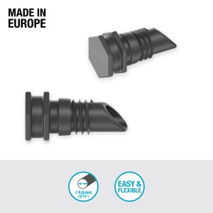 Gardena Záródugó 4,6 mm (3/16") Micro-Drip-rendszerekhez, 10 darabos készlet.