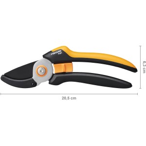 Fiskars P361 Solid üllős metszőolló, narancs-fekete, száraz ágakhoz, 20 mm átmérőig.