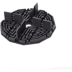 Fekete GS teraszlap alátét, 10 mm magas, 32 darab teraszburkolathoz.