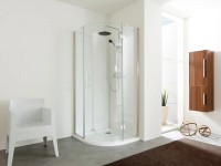 OBI Camino ívelt falú zuhanyfülke 90 cm rozsdamentes acél hatású OBI Camino ívelt falú zuhanyfülke 90 cm rozsdamentes acél hatású